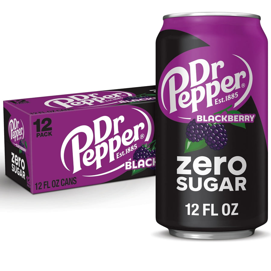 Dr Pepper Blackberry Zero Sugar Soda - Easy Style