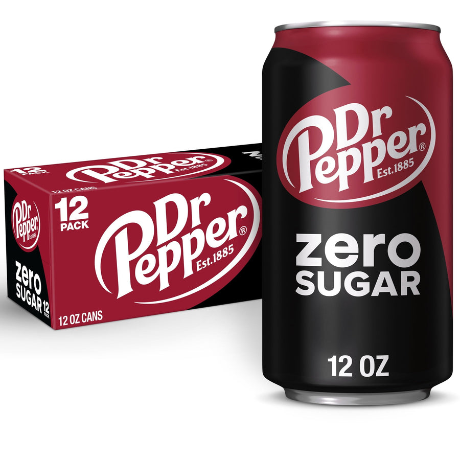 Dr Pepper Zero Sugar Soda - Easy Sip